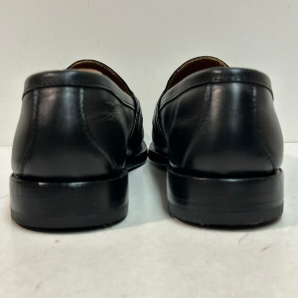 NEW HEELS Rancourt & Co. Weltline Penny Loafers Black Handsewn Maine USA 10.5 D - Picture 7 of 12